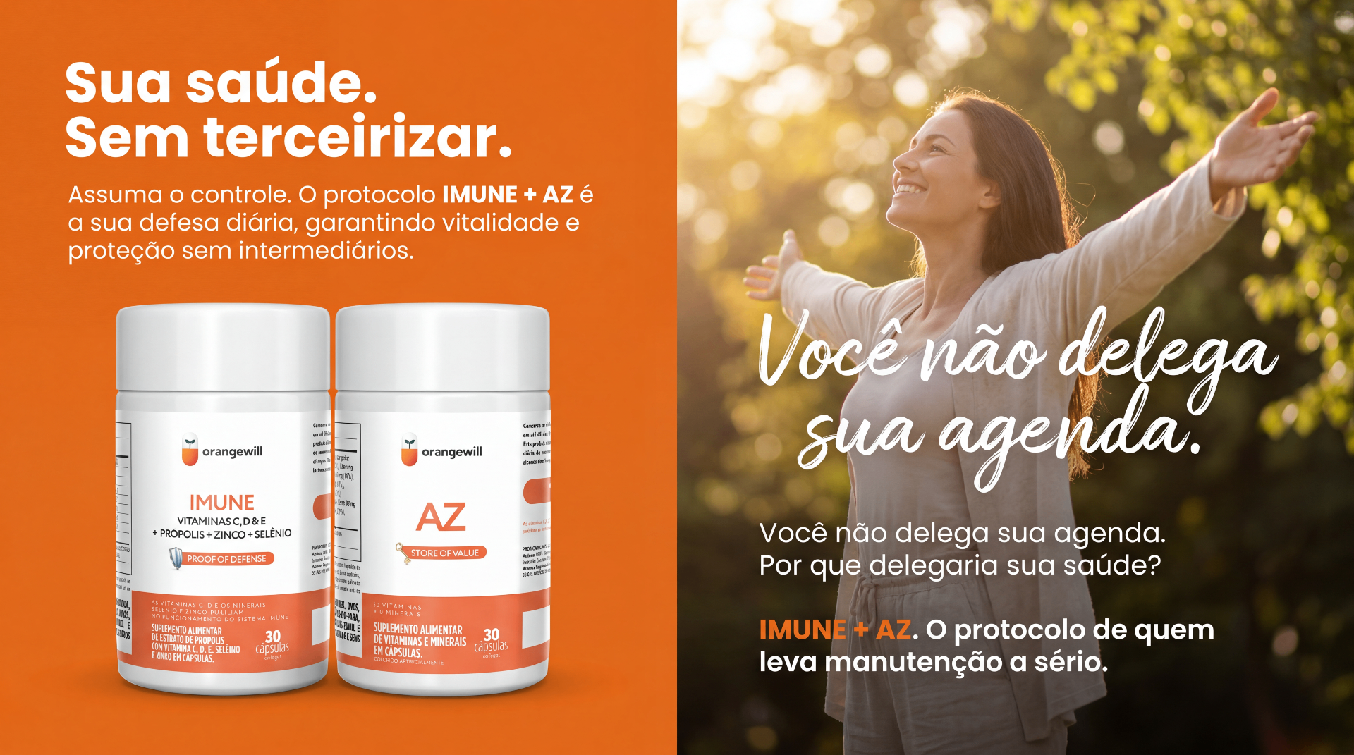 IMUNE + AZ — Você não delega sua agenda
